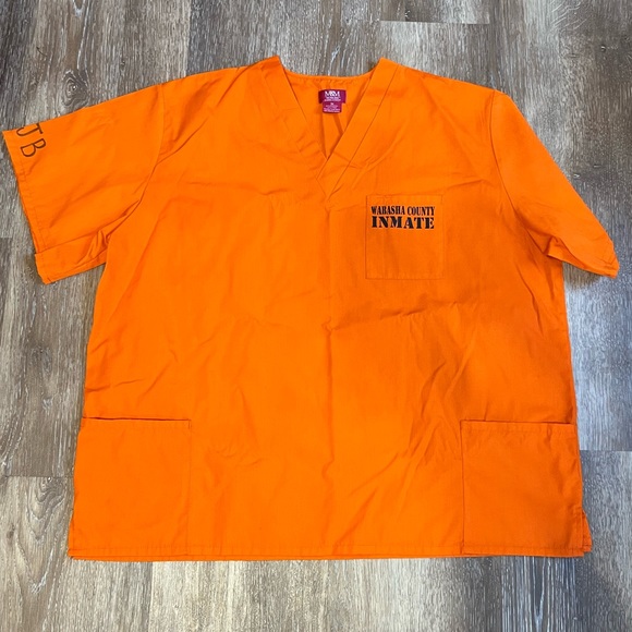 Prisoner - Inmate Halloween Costume 3X - Picture 6 of 6